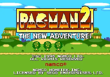 Pac-Man 2 - The New Adventures (USA) screen shot title